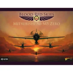 Tabletop Miniatures>Warlord Games Blood Red Skies - Japanese Mitsubishi A6-M5 Zero (6 Planes) - Your Source for Gaming Essentials