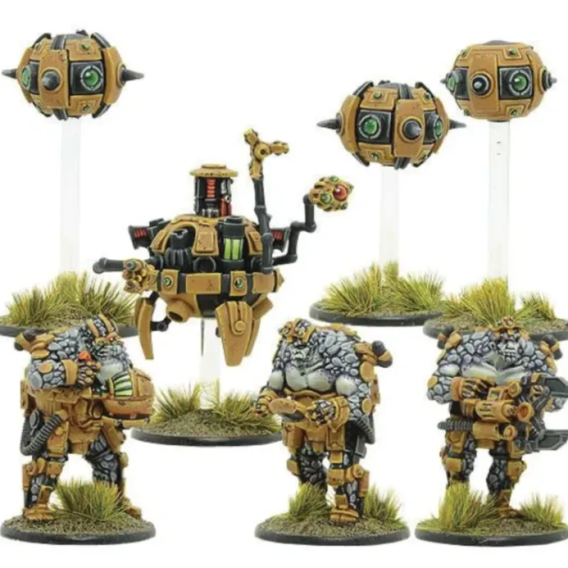 Tabletop Miniatures>Warlord Gates of Antares Boromite Engineers and Workshop 502212002 Unpainted - Your Source for Gaming Essentials