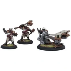 Tabletop Miniatures>Warmachine Deliverer Sunburst Crew Weapon Crew Unit #32026 Unpainted Miniature - Your Source for Gaming Essentials