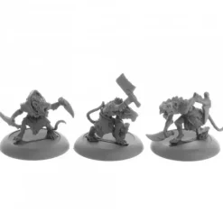 Tabletop Miniatures>Wererats (3) #04074 Dark Heaven Legends Unpainted Metal Figures - Your Source for Gaming Essentials