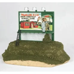 Williams 42602 O Plasticville School Zone Operating Billboard - Your Source for Gaming Essentials* Online