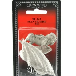 Tabletop Miniatures>Winged Manticore #01-222 Classic Ral Partha Fantasy RPG Metal Figure - Your Source for Gaming Essentials