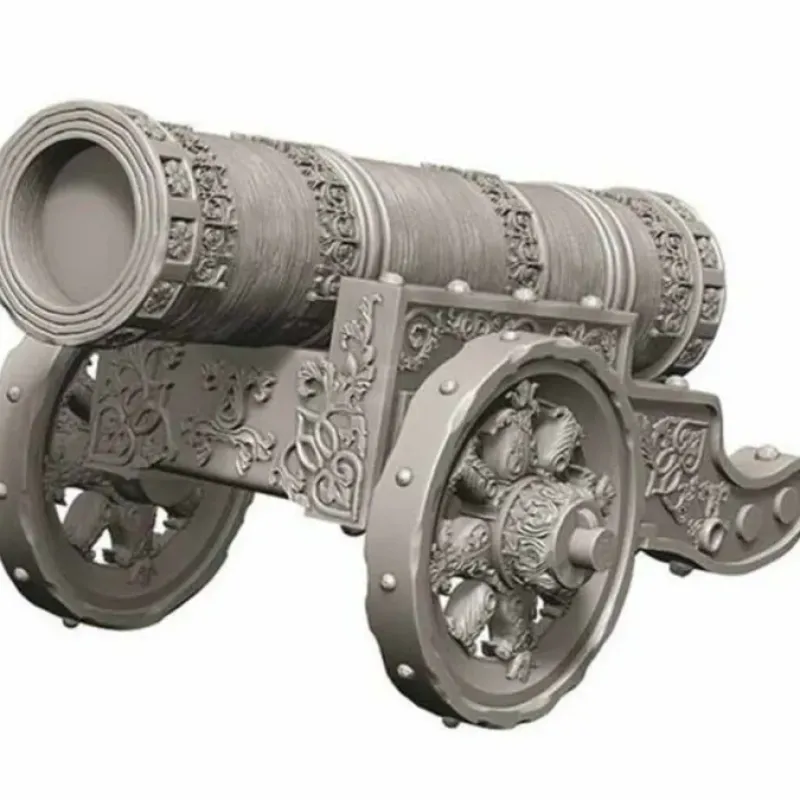 Tabletop Miniatures>WizKids Deep Cuts Unpainted Miniatures: (W12.5) Large Cannon - Your Source for Gaming Essentials