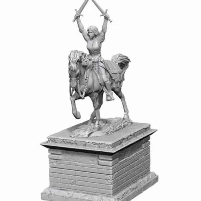 Tabletop Miniatures>WizKids Deep Cuts Unpainted Miniatures: (W12.5) Heroic Statue - Your Source for Gaming Essentials
