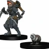 Tabletop Miniatures>WizKids Wardlings Painted Miniatures: (W2) Girl Rogue & Badger - Your Source for Gaming Essentials