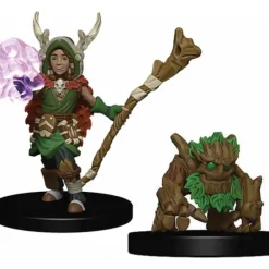 Tabletop Miniatures>WizKids Wardlings Painted Miniatures: (W2) Boy Druid & Tree Creature - Your Source for Gaming Essentials