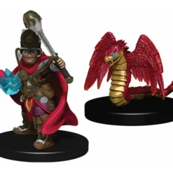 Tabletop Miniatures>WizKids Wardlings Painted Miniatures: (W2) Boy Cleric & Winged Snake - Your Source for Gaming Essentials