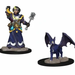 Tabletop Miniatures>WizKids Wardlings Painted Miniatures: (W1) Girl Cleric & Winged Cat - Your Source for Gaming Essentials
