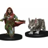 Tabletop Miniatures>WizKids Wardlings Painted Miniatures: (W2) Girl Ranger & Lynx - Your Source for Gaming Essentials