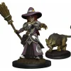 Tabletop Miniatures>WizKids Wardlings Painted Miniatures: (W3) Girl Witch & Witch`s Cat - Your Source for Gaming Essentials