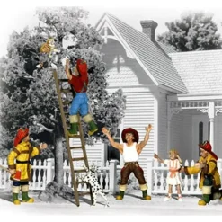 Woodland Scenics A1882 HO Firemen to the Rescue Figures (Set of 8) - Your Source for Gaming Essentials* Outlet