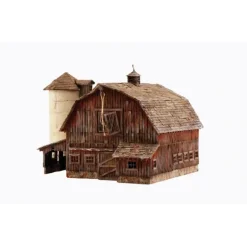 Woodland Scenics BR4932 N Built-&-Ready Old Weathered Barn Building W/LED - Your Source for Gaming Essentials* Discount