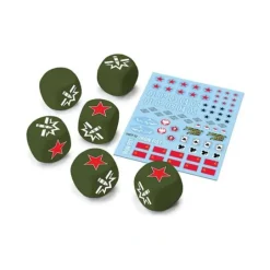 Dice>World of Tanks: Miniatures Game Dice and Decal Upgrade Pack - Soviet - Your Source for Gaming Essentials