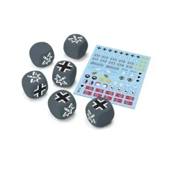 Dice>World of Tanks: Miniatures Game Dice and Decal Upgrade Pack - German - Your Source for Gaming Essentials